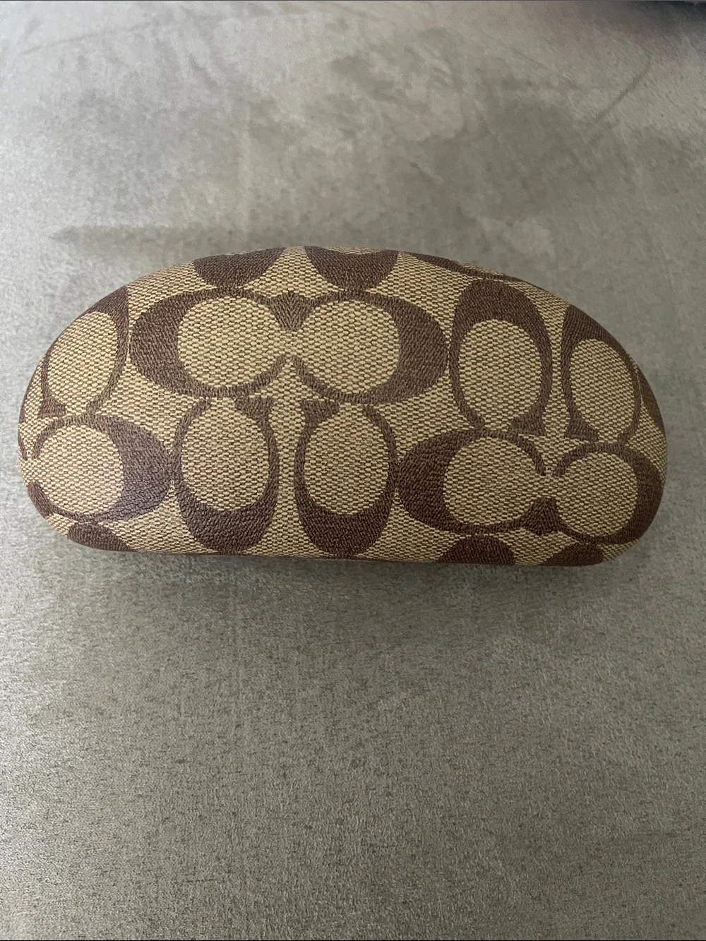 Coach Brown  Sunglasses Case